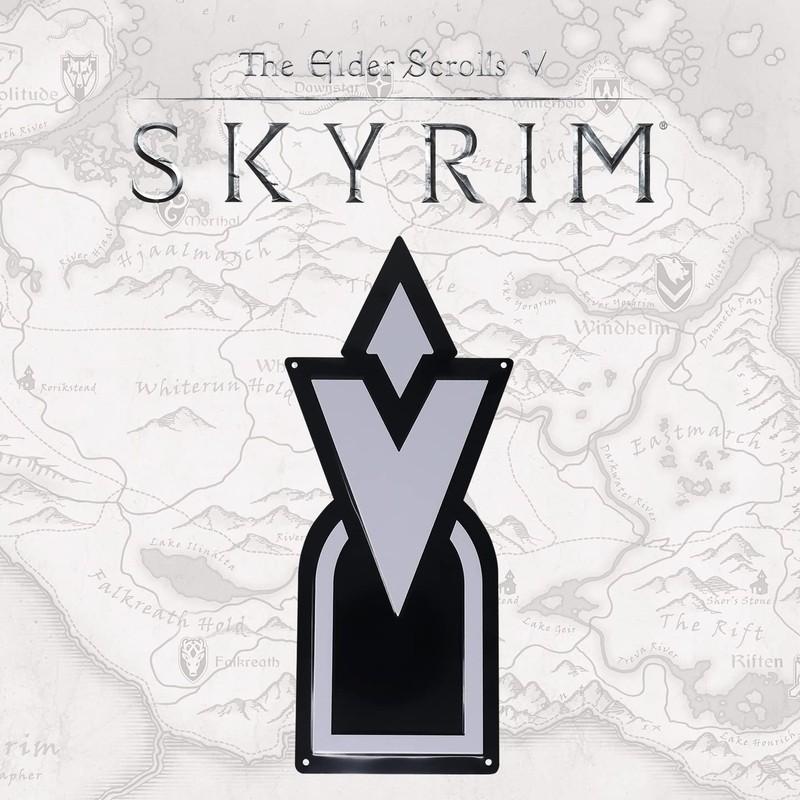 The Elder Scrolls V Skyrim Quest Marker Tin Sign