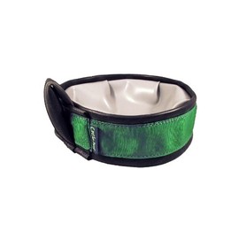 Cycle Dog Trail Buddy Collapsible Dog Travel Bowl, Solid Green, 22-Ounce