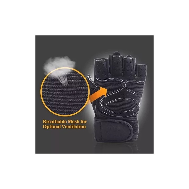 Guantes Gym Tacticos Pesas Crossfit Gimnasio Mujer Hombre