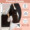 NVGVUP Magnetic Blackout Blinds Stick On 100X150CM, Blackout Material, Portable