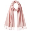 GANT Women's Solid Wool Scarf Fashion Scarf, light pink