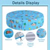 Docuwee Round Pool Cover 32", Foldable Kiddie Solar Cover Fit