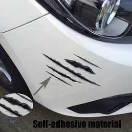 Bullet Hole Sticker Set Bullet Holes and Scratches Bumper Sticker for Scooters, Mopeds, Motorcycles, Helmets, Laptops, Smartphones