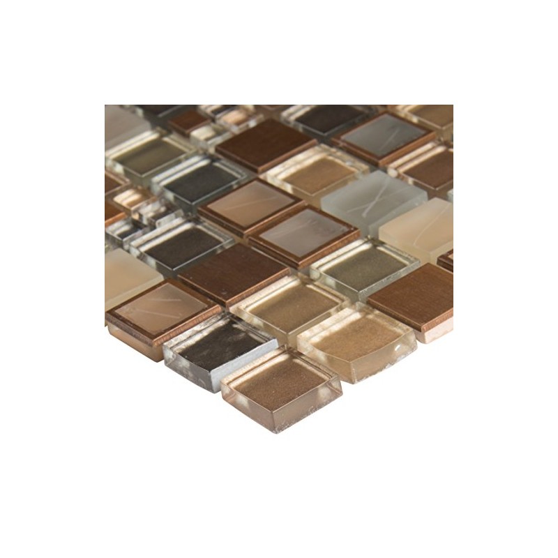 MSI Manhattan Blend 12 in. x 12 in. Square Glass