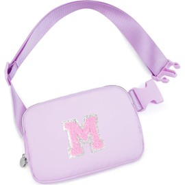 Birthday Gifts for 4 5 6 7 8 9 10 11 12 13 14 Year Old Girls,Cute Trendy Stuff Belt bag Fanny pack Crossbody Bags for Teens Kids Daughter Sister Her Women,Lavender M
