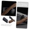WOONEKY Retro Shaver Holder with Elegant Handle Foldable Beard Cutting