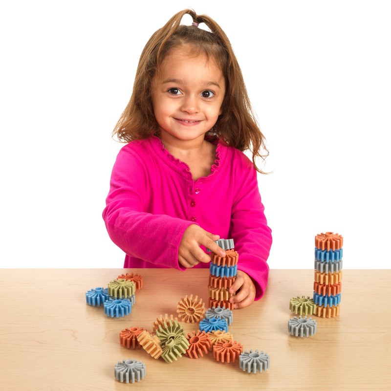 Excellerations Natural Tones Building Wheels - 75 Pieces