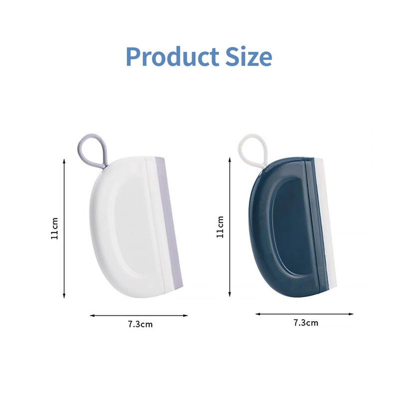 VZU 2PCS Shower Squeegee, Shower Scraper, Small Squeegee, Flexible Silicon