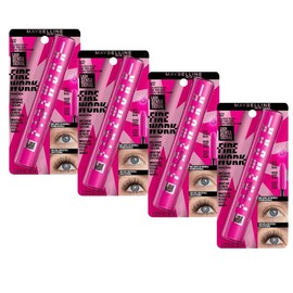 4x Maybelline New York Lash Sensational Firework Washable Mascara Blackest Black (carded)