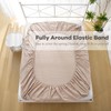 K MASANIJI Taupe White Plaid Ruffle Sheets Twin Size 4-Piece