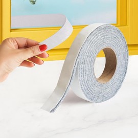 3.5 cm x 400 cm x 0.5 cm Window Condensation Absorber - 5 mm Felt Strips Can Be Cut to Size, Anti-Condensation Water & Moisture Protection for Windows, Mirrors & Bathrooms, Moisture Absorber Winter