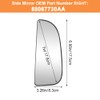 Senzeal Passenger Side Lower Mirror Glass Replacement for Dodge Ram