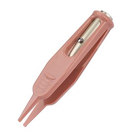 Pinzas de Limpieza de Nariz de bebé Portátiles, Pinzas de Limpieza de Ombligo de Nariz de Oído de bebé de Plástico con Pinza de Luz LED Cuidado del Cuerpo