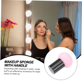 Baluue Mushroom Head Makeup Puff Seal Shape Wet Dry Powder Puff Efficient Tool for Foundation Concealer Random Color