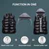 CREATMO US Women's Winter Windproof Puffer Vest Womens Puffy Cold