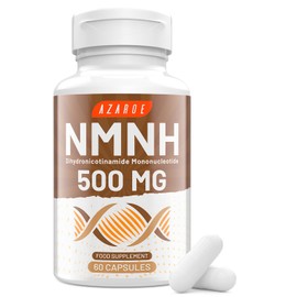 High-Potency NAD Supplement Alternative, 500mg Per Serving, Advanced NAD+ Booster, 60 Capsules per Bottle (60 Count (Pack of 1))