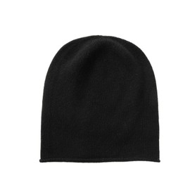 Villand 100% Cashmere Slouchy Beanie Hat for Women, Knitted Ladies Soft Warm Cashmere Skull Beanies Cap, black