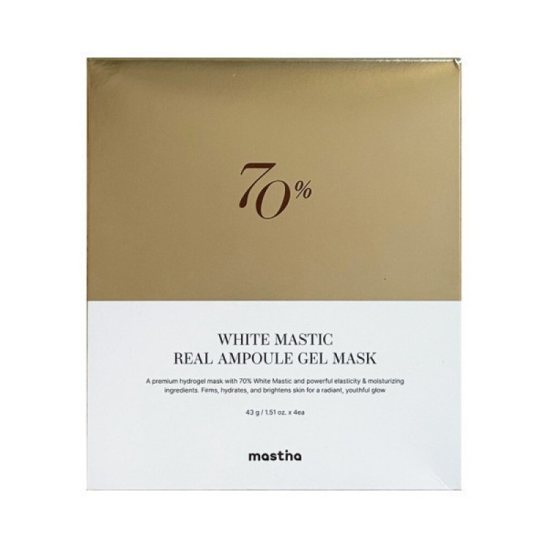 Mastina White Mastic Real Ampoule Gel Mask 4 Sheets 1