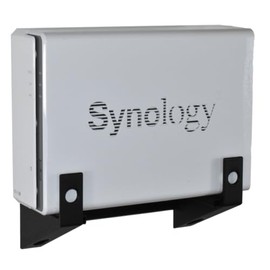 Wall Mount for Synology Diskstation DS112, DS112j, DS112+, DS114, DS115, DS115j, DS116, DS118, DS119j, DS120j, DS124 (Black)