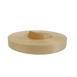 Birch Wood Veneer Edge Banding Strips 3/4 inch, Preglued Iron On Hot Melt Self Adhesive Edgebanding Trim, Flexible Wood Tape for Cabinet Plywood Furniture Repair (3/4" x50')