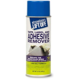 Motsenbocker's Lift-Off #2: Adhesives, Grease & Oily Stains Tape Remover, Unscented, 11 oz Aerosol - 6 aerosol cans.