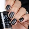 Matte Black Nail Polish - Atomic Polish - Carbon (C)