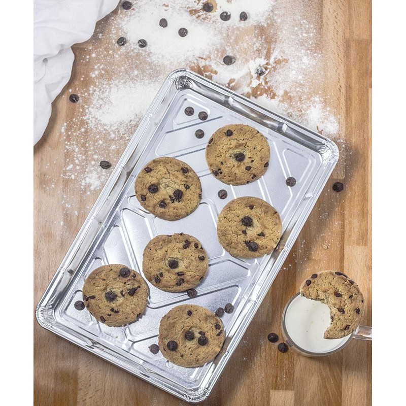 Aluminium Foil Trays Containers for Baking Cooking Freezing and Storing