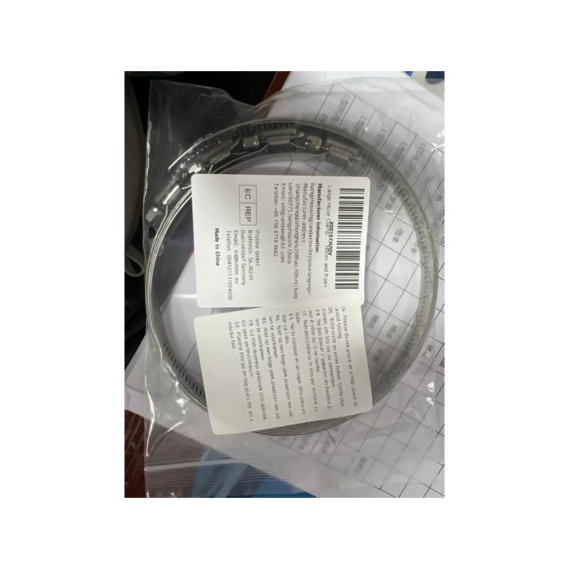 Noosverl 4 Pack Jubilee Clips Large Size 118-140 mm, Jubilee