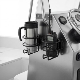 Treela 2 Pcs Magnetic Cup Holder Heavy Duty Portable Cup Holder Magnetic Drink Accessories for Treadmill Tractor Mower Truck Bus Refrigerator on Metal Surface