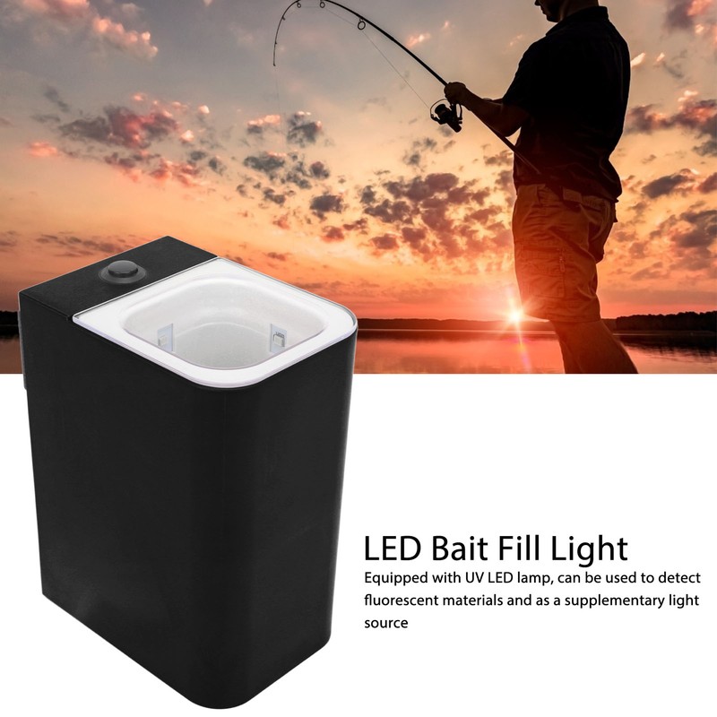 Fishing Bait Filling Light ABS Waterproof Portable UV LED Bait