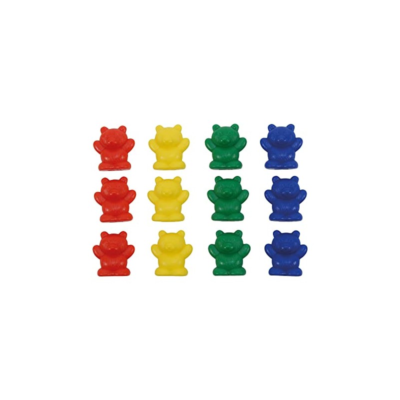 EAI Education Bear Counters: 4 Grams: 4 Colors - Set