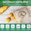 STOWBERRY Potato Storage Bag - 40x30cm Eco-Friendly 100% Cotton Storage
