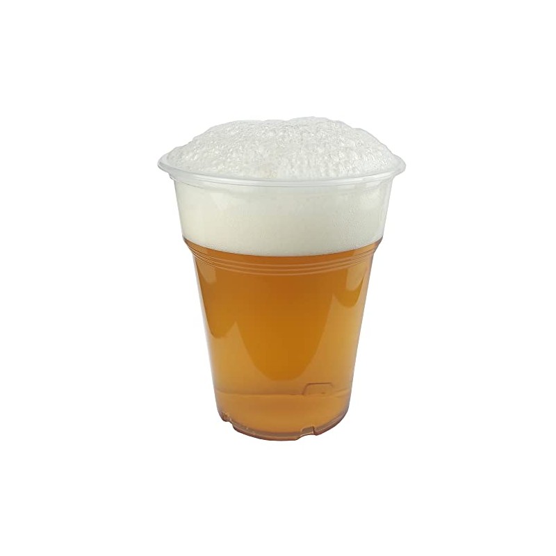 Gastro-Bedarf-Gutheil 50 Disposable Drinking Cups with Measuring Line at 400