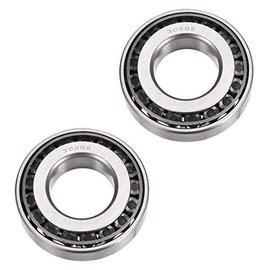 sourcing map 30206 Tapered Roller Bearing Cone and Cup Set, 30mm Bore 62mm OD 17.5mm Thickness 2Pcs