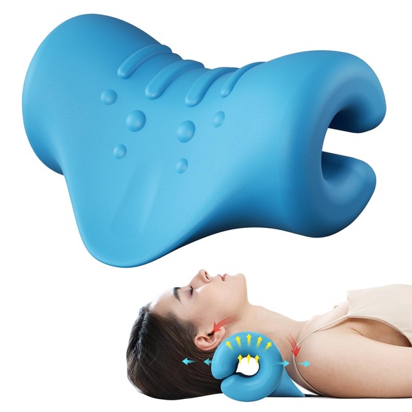 BLABOK Neck Stretcher with German Instructions for Effective Relief of
