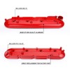 Red Valve Covers left & right Compatible with Silverado Sierra