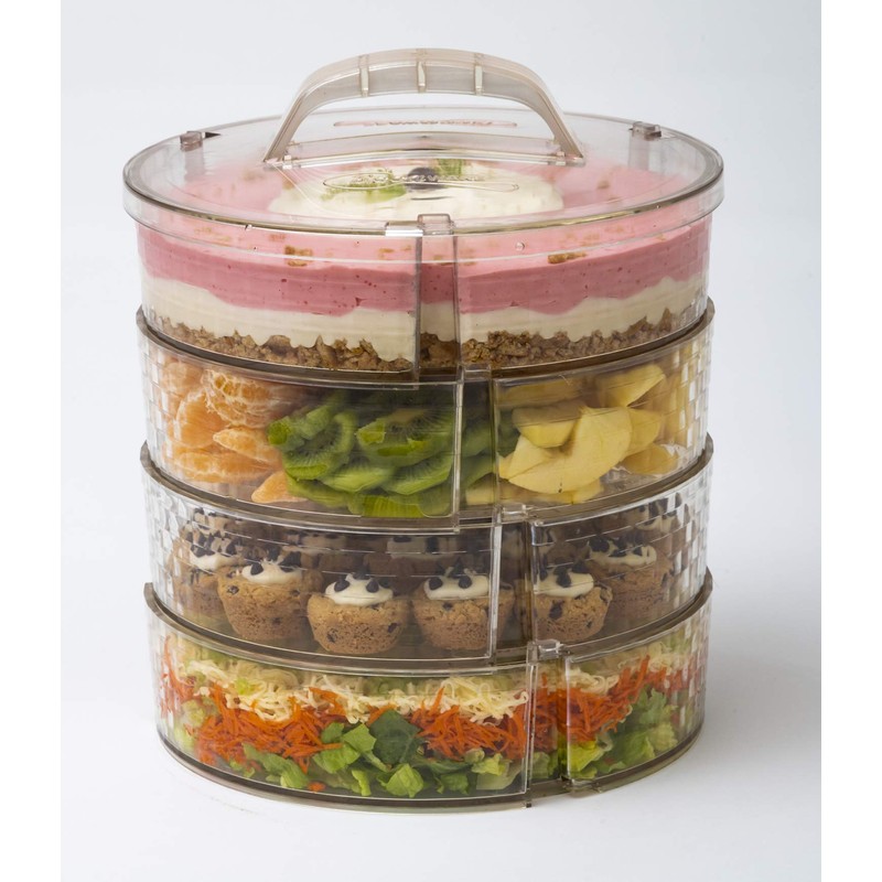 Pie Saver Carrier Set - Food Travel, Storage, Tray