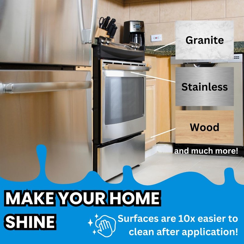 DRIP Home Ceramic Coating Spray Kit - Protect Kitchen &