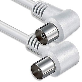 1aTTack.de Aerial Cable with Coaxial F-Connector Type Male to Female with One, Two, Three, or Fourfold Shielding 75 dB 85 dB 100 dB 110 dB 120 dB 125 dB