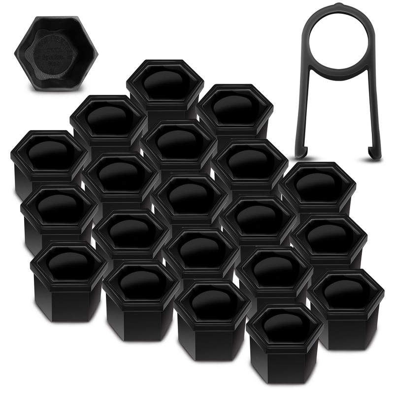 20x Wheel Bolts Wheel Nuts Rim Lock Nuts Caps Wheel