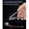 360 Degree Rotating Long Handle Fingernail Clipper (Black)