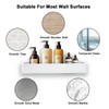 Shuntong Premium Shower Caddy, 2 Pack White, Rustproof Stainless Steel
