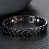 Strong Magnetic Bracelets for Men Titanium Double Strength Magnets Wristband