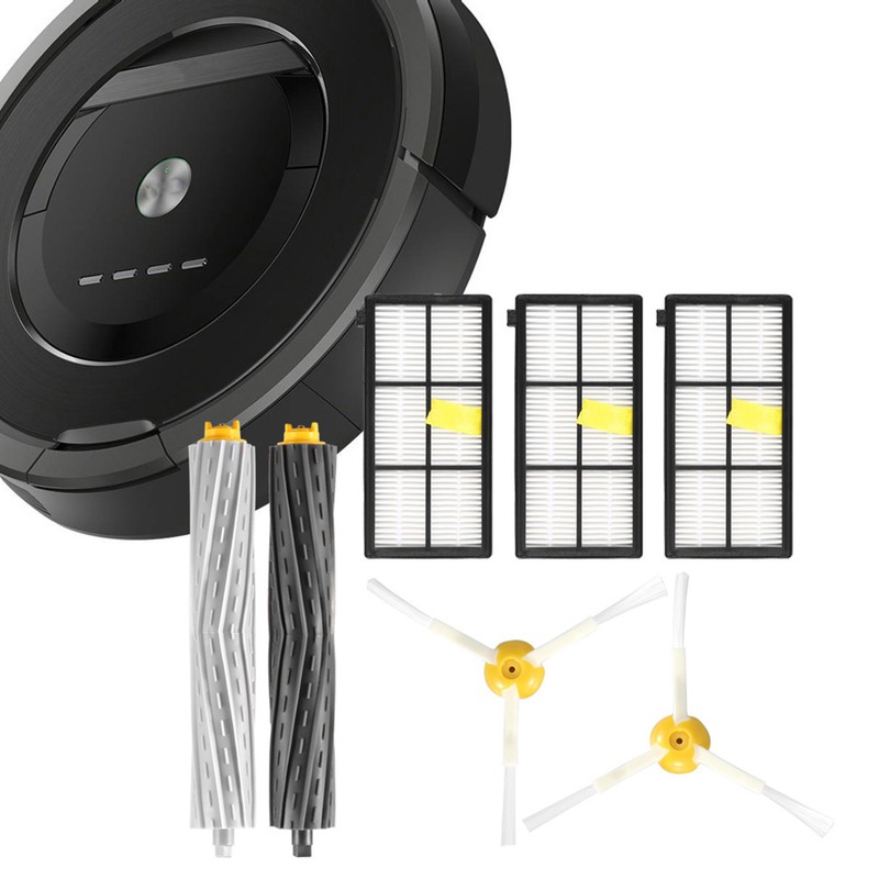 Electric Cleaner Filters Brushes Tools Replacement Kit for Roomba 800/870/880/960/980