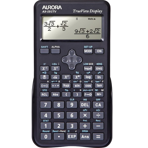 Aurora Dot Matrix Scientific Calculator - Black (Pack of 1),