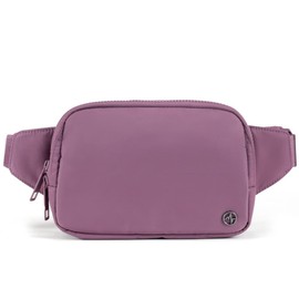 Everywhere Belt Bag Large 2L, Pander Waterproof Everywhere Fanny Pack Purse for Women and Men with Adjustable Strap. (Purple Lavender)