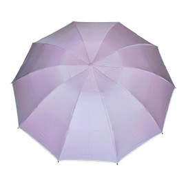 CUCUBA Two Tone Umbrella, Automatic Open and Close, Windproof Foldable, 10 Reinforced Ribs for Men and Women, Reflective Strips, Diameter 105 cm (Pink with Case)