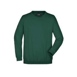 James+Nicholson Unisex Sweatshirt Heavy - dunkelgrün, size: 3xl