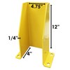 Electriduct Steel Pallet Rack Frame Guard Forklift Post Protector 4.75"