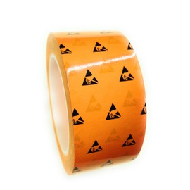 UltraTape 2265 Anti-Static ESD Safe Marking Tape, Printed ESD Symbol, ESD Protected Area, Cleanroom 5S, No-Residue Vinyl OrangeTape (2 in x 108 ft - 1 Roll)